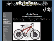 Tablet Screenshot of ebykebuzz.com